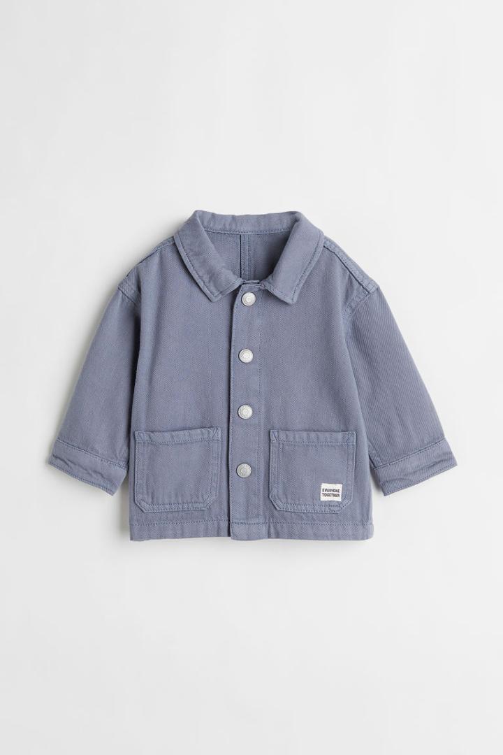 H & M - Denim Shacket - Blue