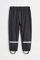 H & M - Windproof And Waterproof Shell Pants - Black