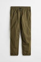H & M - Loose Fit Cotton Joggers - Green