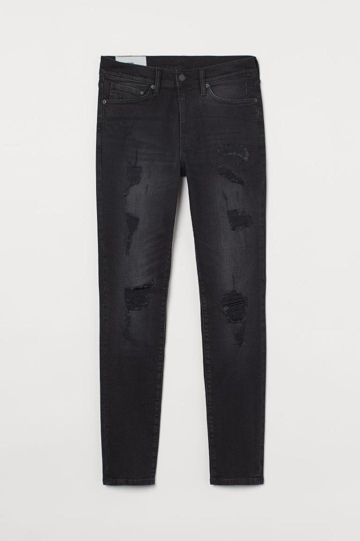 H & M - Skinny Jeans - Black