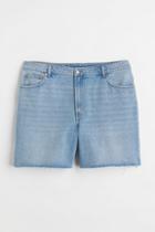 H & M - H & M+ High Bermuda Shorts - Blue