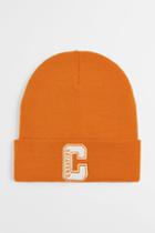 H & M - Appliqud Knit Hat - Yellow