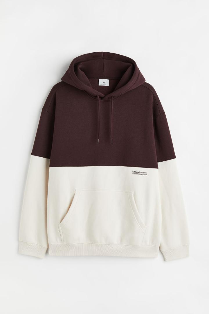H & M - Relaxed-fit Hoodie - Brown