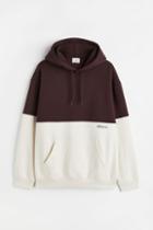 H & M - Relaxed-fit Hoodie - Brown