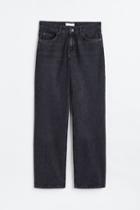 H & M - Straight Low Jeans - Gray