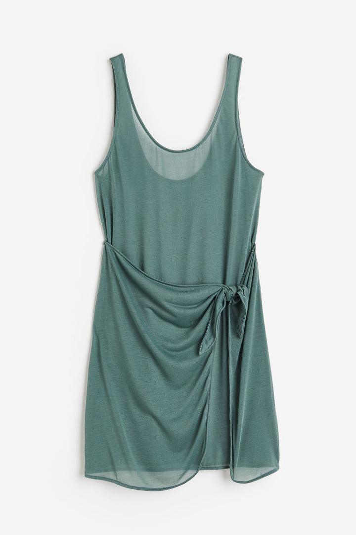 H & M - Beach Wrap Dress - Green