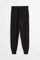 H & M - Cashmere-blend Joggers - Black