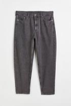 H & M - H & M+ Mom Loose-fit Ultra High Jeans - Gray