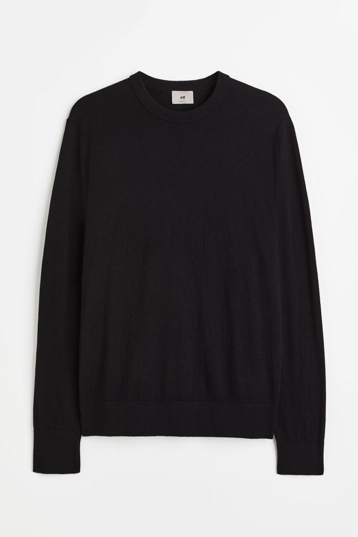H & M - Cashmere-blend Sweater - Black