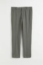 H & M - Slim Fit Suit Pants - Green