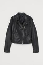 H & M - Biker Jacket - Black