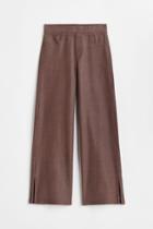 H & M - Wide Fit Pants - Brown