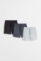 H & M - 3-pack Cotton Jersey Shorts - Gray