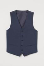 H & M - Slim Fit Suit Vest - Blue