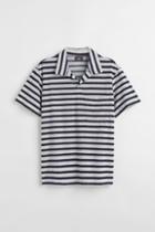 H & M - Regular Fit Terry Shirt - White