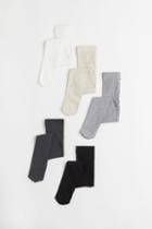 H & M - 5-pack Tights - White