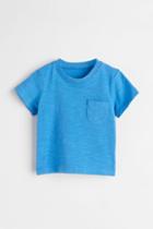H & M - Cotton Jersey T-shirt - Blue