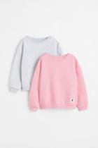 H & M - 2-pack Sweatshirts - Pink