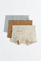 H & M - 3-pack Boxer Shorts - Yellow
