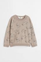 H & M - Fine-knit Cotton Sweater - Brown
