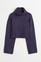 H & M - Turtleneck Sweater - Blue