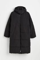 H & M - H & M+ Long Puffer Jacket - Black