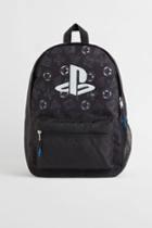 H & M - Printed Backpack - Black