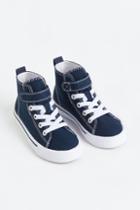 H & M - Canvas High Tops - Blue