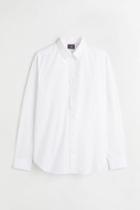 H & M - Regular Fit Easy-iron Shirt - White