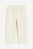 H & M - Loose Fit Jeans - White