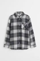 H & M - Cotton Shirt - Gray