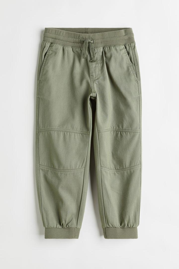 H & M - Adjustable Fit Joggers - Green