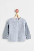 H & M - Knit Merino Wool Sweater - Gray