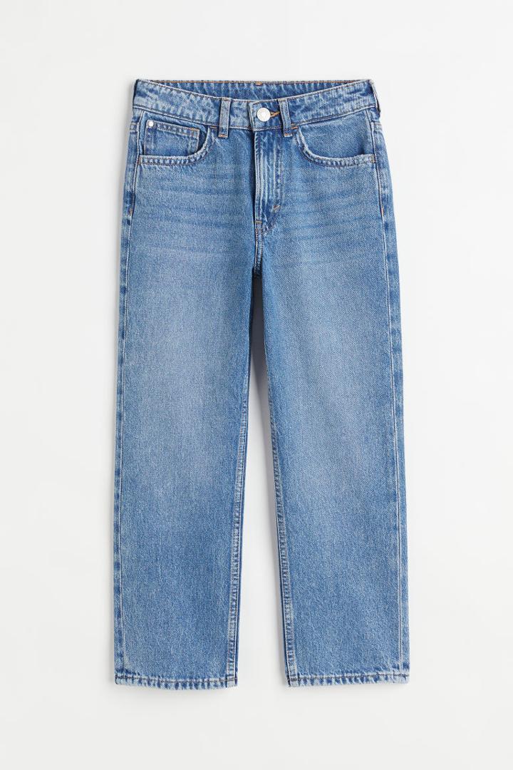 H & M - Comfort Stretch Loose Fit Jeans - Blue