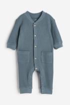 H & M - Jersey Jumpsuit - Blue
