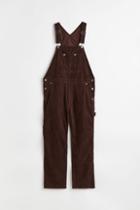 H & M - Relaxed Fit Overalls - Brown