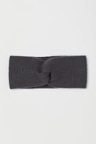 H & M - Knit Headband - Gray