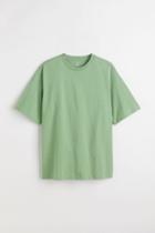 H & M - Relaxed Fit T-shirt - Green