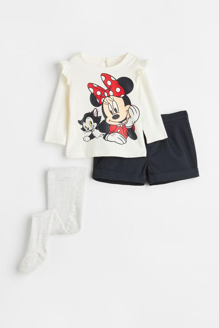 H & M - 3-piece Set - Beige