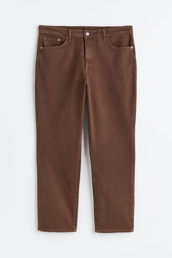 H & M - H & M+ Mom Ultra High Ankle Jeans - Beige