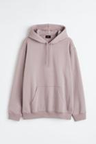 H & M - Relaxed Fit Hoodie - Purple