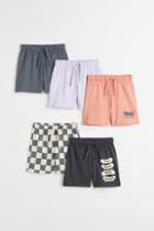 H & M - 5-pack Jersey Shorts - Black