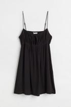 H & M - Crped Dress - Black