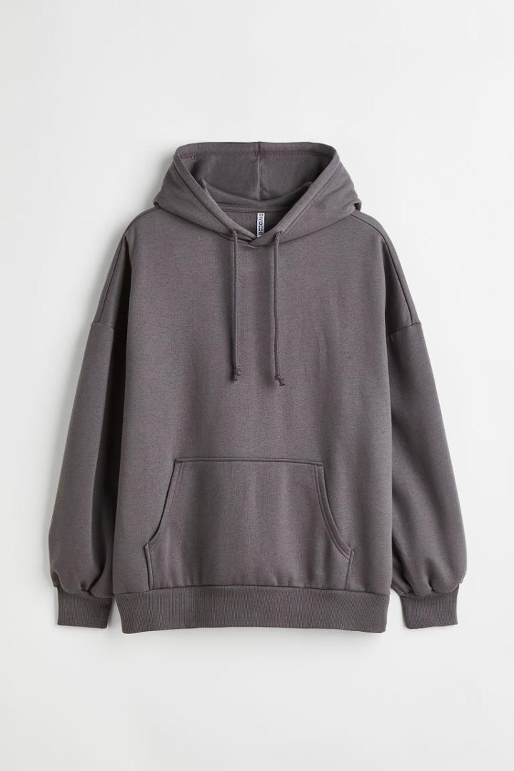 H & M - H & M+ Oversized Hoodie - Gray
