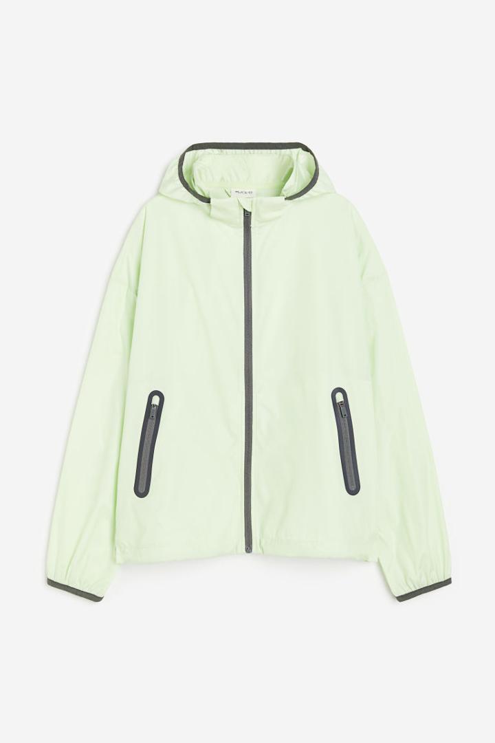 H & M - Water-repellent Packable Windbreaker - Yellow