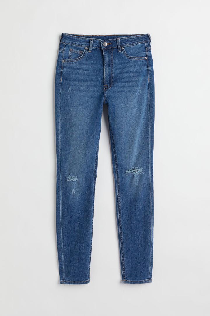 H & M - Curvy Ultra High Jeggings - Blue