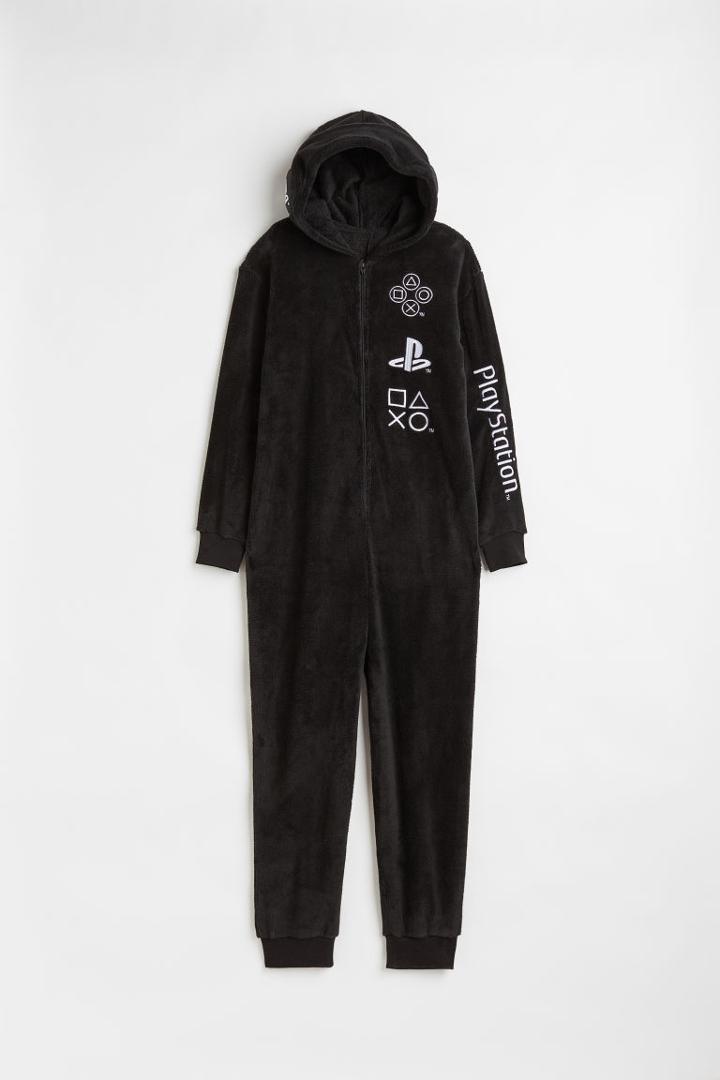 H & M - Fleece Costume - Black