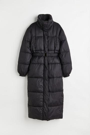 H & M - Oversized Puffer Coat - Black