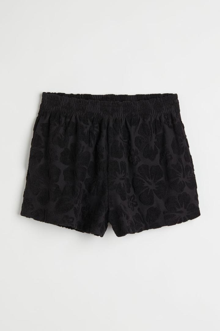 H & M - Jersey Pull-on Shorts - Black