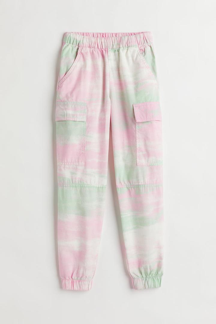 H & M - Cotton Cargo Pants - White